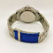 Men's Stainless Steel Diver Watch with Day Date