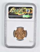 MS63 1918-I India 1 Sovereign Gold Coin NGC