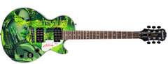 Billie Eilish Signed Gibson Epiphone Les Paul Photo Graphics Guitar ACOA