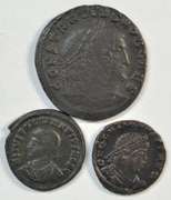 Large lot of 17 different Roman Ancient Bronze Folles