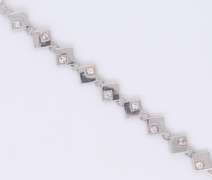 Dazzling White Gold Diamond Bracelet