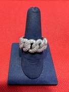 MENS 10K CUBAN LINK RING
