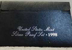 1998 Silver PROOF Set 90% OGP