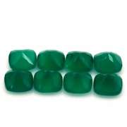 Breath taking 15.64ct mint green Botswana Agate set