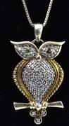 Vermeil Owl Necklace