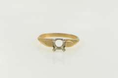 14K Yellow Gold Vintage NOS 1950's 5.0mm Engagement Setting Ring