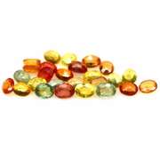 Heated only! 6.34ct fancy color Sapphire set