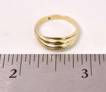 Petite Dome Style Ring in 14K Yellow Gold