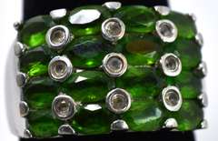 Sterling Silver Peridot Ring