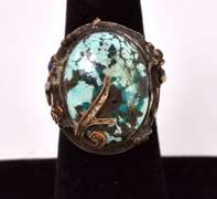 Dreamy Approx. 7.65CTS Turquoise Ring in Sterling Silver