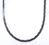 Vintage Sterling Silver Braided Necklace