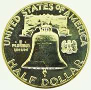 1961 Benjamin Franklin Half Dollar 50C US Coin
