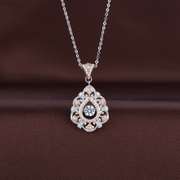 Two Tone Vintage Silver Pendant