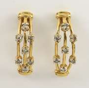 Useful Diamond Cluster Earrings