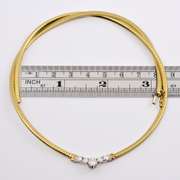 Stylish 5 Diamond Necklace