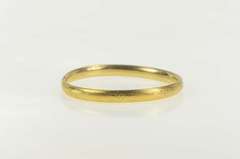 Gold Filled Victorian Etched Child's Floral Bangle Bracelet