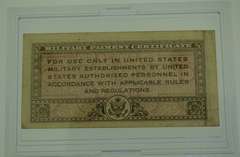 United States Military Payment Certificates Collection included 5C, 10C, 25C, 50C, $1