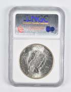 MS63 1922-S Peace Silver Dollar NGC
