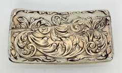 Distinguished Match Safe in Sterling Silver