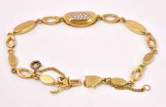 Dazzling Diamond Bracelet in 18K Yellow Gold