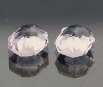 Brilliant 3.49ct natural whisper pink Amethyst set
