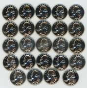 24 Choice to Gem Proof Silver Washington Quarters 1960-63