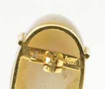 14K Yellow Gold Pear Natural Opal Leaf Cluster Statement Pin/Brooch