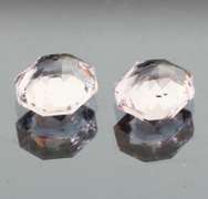 Brilliant 3.25ct natural whisper pink Amethyst set