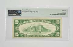 $10 1929 Martinsburg, WV Nat'l Currency 4811 PMG 62 EPQ UNC Fr# 1801-2