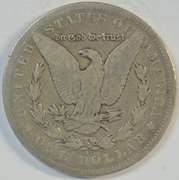 Scarcer 1891-CC Morgan Silver Dollar. Circ