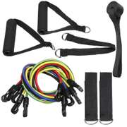 11PCS 30LBS Yoga Resistance Bands Set Home Workout