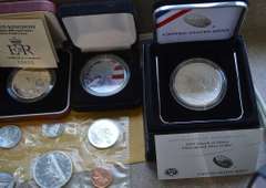 Estate Lot Of Various Coins.