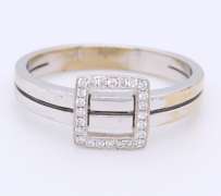 Amazing Diamond Square Ring