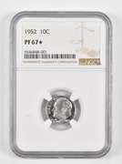 PF67* 1952 Roosevelt Dime - Graded NGC
