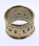 Sterling Silver Come True Dreams Wide Band