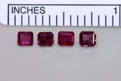 Natural Ruby - Lot of 4