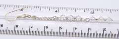 925 Sterling Silver Crystal Dangle Earrings
