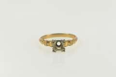 14K Yellow Gold Vintage NOS 1950's 3.65mm Engagement Setting Ring