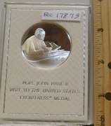 Papal Medal, Sterling Silver, Pope John Paul II, PROOF