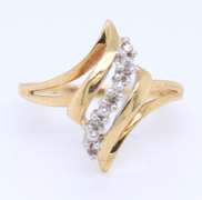 Handsome Yellow Gold Diamond Ring