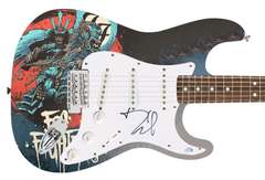 Foo Fighters Dave Grohl Autographed Signed Custom Photo Graphics Guitar ACOA