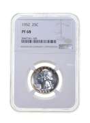 PF68 1952 Washington Quarter - Graded NGC