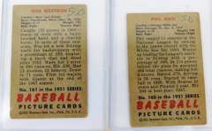 2 Bowman 1951 Baseball Cards