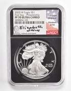 PF70 UCAM 2020-W American Silver Eagle FD Philadelphia Signed NGC