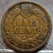 1908-S Indian Head Cent, Circulated.
