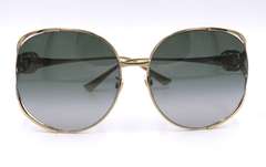Gucci oversized Sunglasses w Gold Frame Color