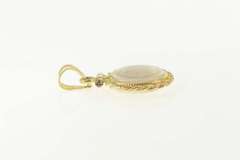 14K Yellow Gold Gold Nugget Cluster Pebble Capsule Charm/Pendant