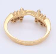 Dazzling Yellow Gold Diamond Ring