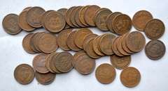 50 1890 1900 Era Indian Head Cents