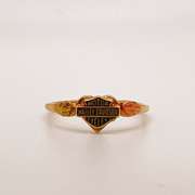 10kt Yellow Gold Harley Davidson Ring